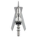 3-Pack Stainless Steel Type +p Hypodermic Crossbow Broadhead   