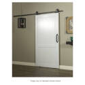 36 x 84-Inch White PVC Track Barn Door        