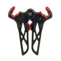 Black/Red Rubber Foldable Bow Jack Bow Stand   