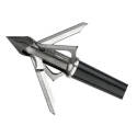 100-Grain 1-5/8-Inch Cutting Diameter Four Blade 0.035-Inch Thk Blade Trocar Crossbow Broadhead 