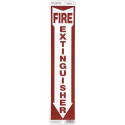 4 x 18-Inch Fire Extinguisher Sign
