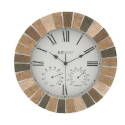 14-Inch Polyresin Stone Clock