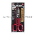 10-Inch Oal Hcs Blade Cushioned Handle Straight Cut Tinman Snips 