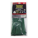 8-Inch Green Standard Duty Cable Tie 100-Pack