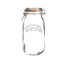 2-Liter Capacity Glass Clip Top Jar