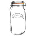 3-Liter Capacity Glass Clip Top Jar