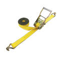 2-Inch X 27-Foot Yellow 3300-Lb Aluminum/Polyester Double J-Hook End Fitting Tie-Down