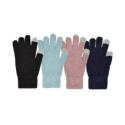Assorted Women's Poly Touchscreen Stretch Gloves