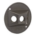 1-Gang Die-Cast Aluminum Bronze Cluster Cover