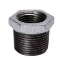Malleable Iron MIP x FIP Galvanized Hex Bushing, 3/4" x 1/2"