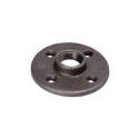 1 in. FIP Malleable Iron Black Pipe Floor Flange, 1-Pack