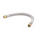 1/2-Inch X 1/2-Inch, 18-Inch Stainless Steel Water Coupling Hose