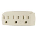 3-Outlet Light Almond 15-Amp 125-Vac Outlet Adapter       