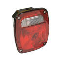 Clear/Red Housing Incandescent Lamp Towpower Tail Light     