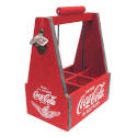6-Pack Vintage Coke Drink Caddy With Handle
