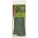 8-Inch Green Plastic-Coated Wire Plant Twist Tie  