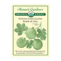 Heirloom French Zucchini Ronde De Nice Vegetable Seed