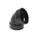 2-Inch Hub 60-Degree Angle ABS Black Pipe Elbow 
