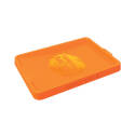 7 x 10-3/4-Inch Orange Silicone Spatula Mat With Hanger