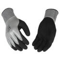 Hydroflector 1886p-Xl Double-Coated Full Coverage Seamless Thermal Waterproof Gloves, Men's, Xl, Elastic Knit Cuff