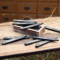 Wooden Herb Plant Stakes Black