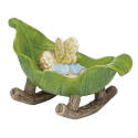 Baby Cradle, Fairy Baby Sleeping In Leaf Cradle