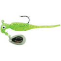 Crappie Slab Runner Fishing Jig  Chartreuse Silver Lure   