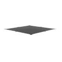 10 x 10-Foot Steel Frame Graphite Hdpe Canopy Shade Sail