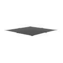 8 x 8-Foot Steel Frame Graphite Hdpe Canopy Shade Sail