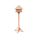 Surface Mounting Cedar Wood Gazebo Table and Stand Bird Feeder