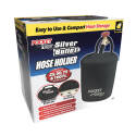 Silver Bullet Hose Holder With Smooth Black Plastic Drain Holes