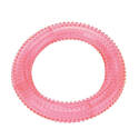 Digger's ZD7425 83 Dog Toy, 6-1/2 in, Chew Toy, Treat Ring, TPR, Red