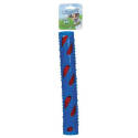 Digger's ZD7662 19 Dog Toy, 12 in, Crinkle Stuff Stick, Rubber, Blue