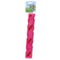Digger's ZD7662 75 Dog Toy, 12 in, Crinkle Stuff Stick, Rubber, Pink