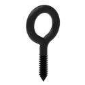 #8 x 1-5/8-Inch Storm Shine Steel Screw Eye, 30-Pound Working Load