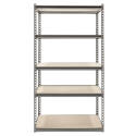 36 x 18 x 72-Inch 5-Level Boltless Shelving Unit With Paticle Boards