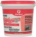 Spackling Compound, Oil, Water Base, White, 1 qt Tub