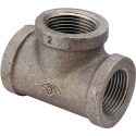 3/8 in. x 3/8 in. x 3/8 in. Malleable Iron Black Pipe Tee Fitting - Threaded, Schedule 40, 1-Pack