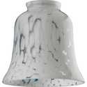 2-1/4-Inch White Lamp Shade With Bell Pendant