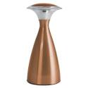 9-Inch 23-Lamp Copper LED Touch Activated Lamp 