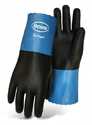 Large Black/Blue Protective Glove