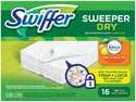 Swiffer Sweeper Dry Sweeping Pad Refills With Febreeze Sweet Citrus And Zest Scent, 16 Count