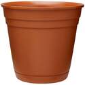 16-Inch Terra Cotta Poly Resin Riverland Planter With Saucer