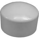4-Inch PVC Dome Shaped Top Pipe Cap