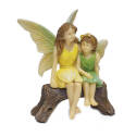 2-1/4 x  1-Inch X  2-3/4-Inch Resin Woodland Knoll Miniature Fairy Garden Statue  