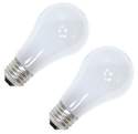 43-Watt Soft White A19 Halogen Light Bulb, 2-Pack 