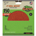 6-Inch 150-Grit Stick-On Sanding Discs, 3-Pack