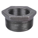 2 in. x 1-1/2 in. MIP x FIP Steel Black Pipe Hex Bushing Fitting,  Threaded, 1-Pack