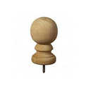 Marine Ornamental Tiffany Colonial Ball Post Top With Pressure Treated Base 5-1/4 In H