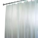 72 in. W x 72 in. L EVA shower Curtain Liner - White, 1-Pack